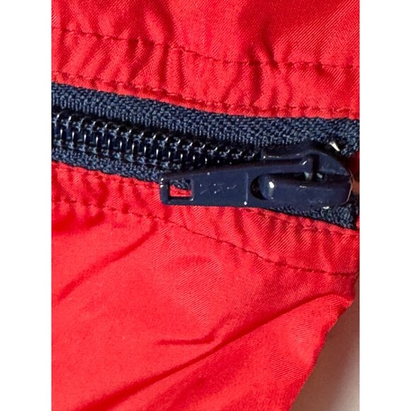 Tommy‎ Hilfiger Windbreaker Boys XL Red Quarter Zip Lightweight Outdoor Preppy - Picture 7 of 13